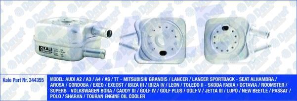KALE 344355 Yag Sogutucu Bora-Caddy Iii-Golf Iv-V-Jetta Iii-Passat-Polo-Crafter-T5 1.9 Tdi(Kalin Tip)